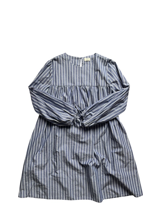 Wilfred Dresses & Skirts - Wilfred Blue and White Striped Long Sleeve Smock Dress